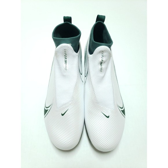 Nike Vapor 360 Edge Pro White Green Football Cleats Mens Size 13.5 CV6345 106 main image 8